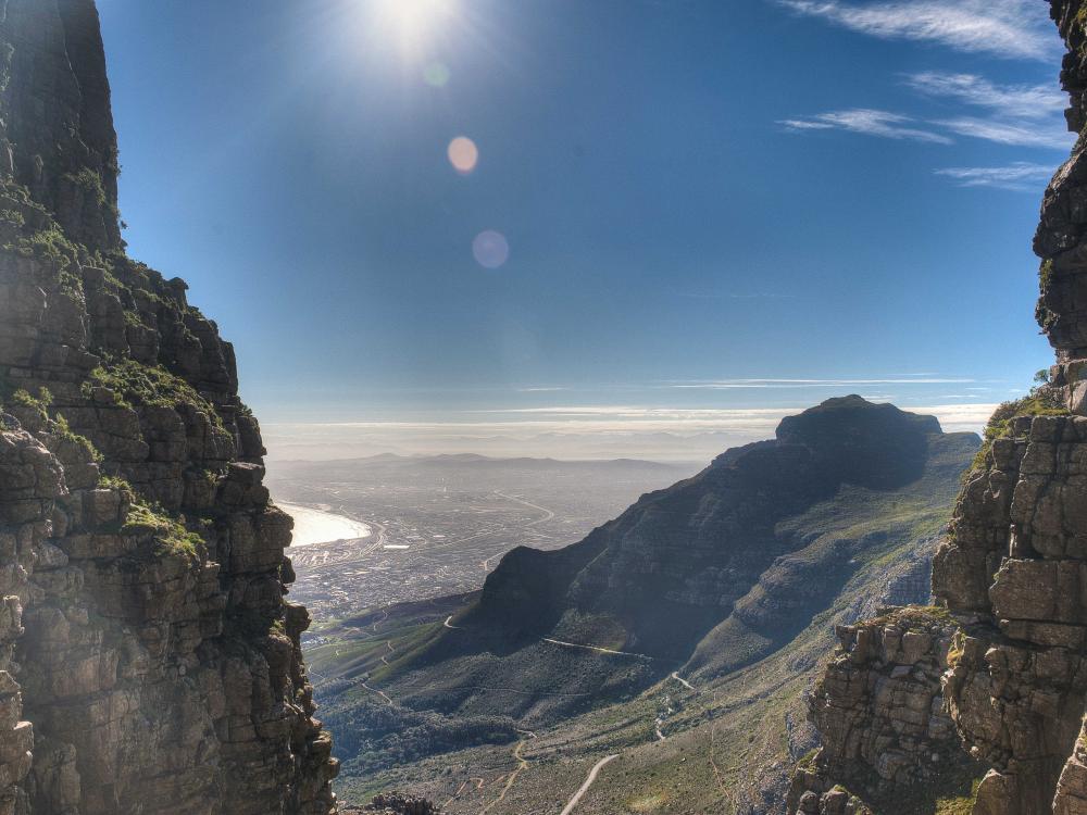 Trek til toppen af Table Mountain