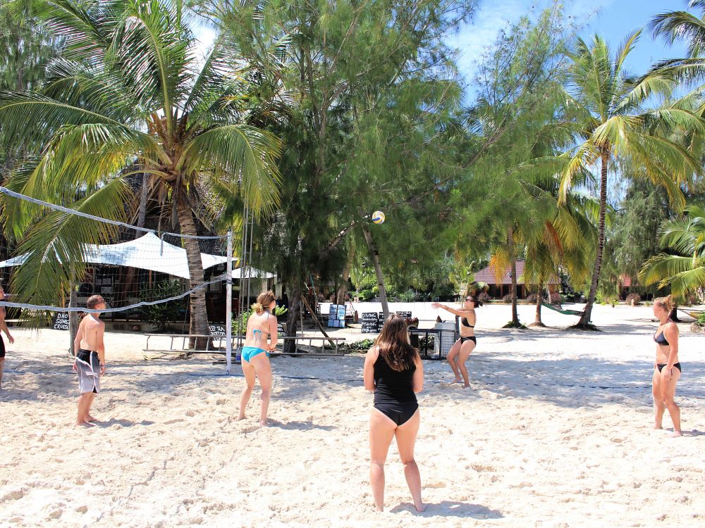 Beachvolley i Kendwa