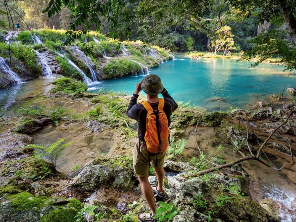 Naturlige pools i Semuc Champey