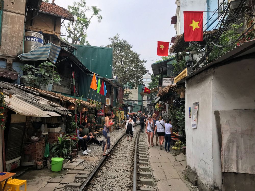 Train Street i Vietnam