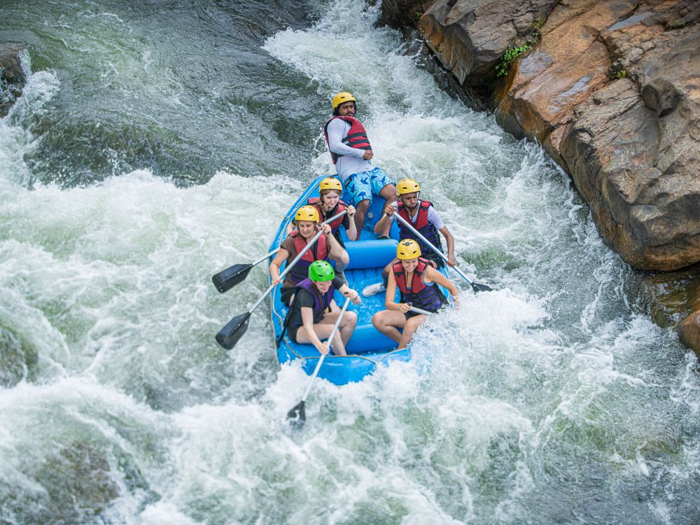 Rafting i Sri Lankas jungle