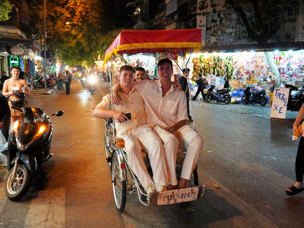 Rickshaw i Vietnam