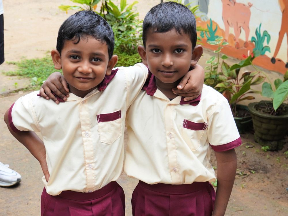 Skolebesøg på Sri Lanka